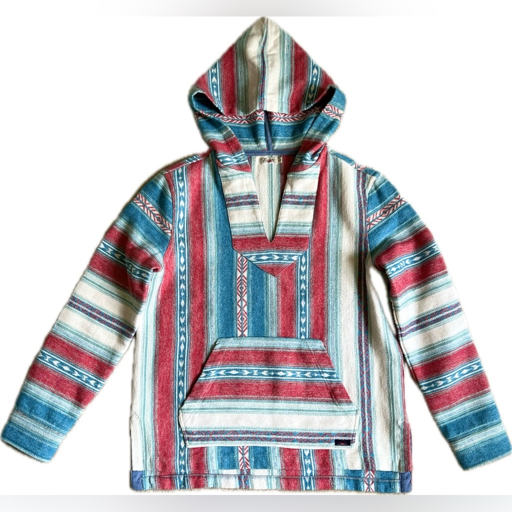 Faherty Brand Women’s Baja Poncho - Sunrise Saltillo
